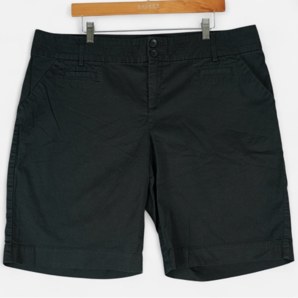 Lee Women's Black Bermuda Shorts